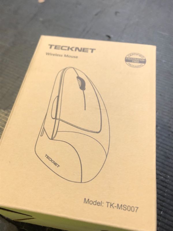 Photo 1 of TECKNET Ergonomic Mouse Wireless, Rechargeable Mouse Wireless Silent for Carpal Tunnel Right Hand, 2.4GHz USB Vertical Mouse Wireless for Laptop, 5 Adjustable 4800 DPI, Computer, MacBook, Desktop