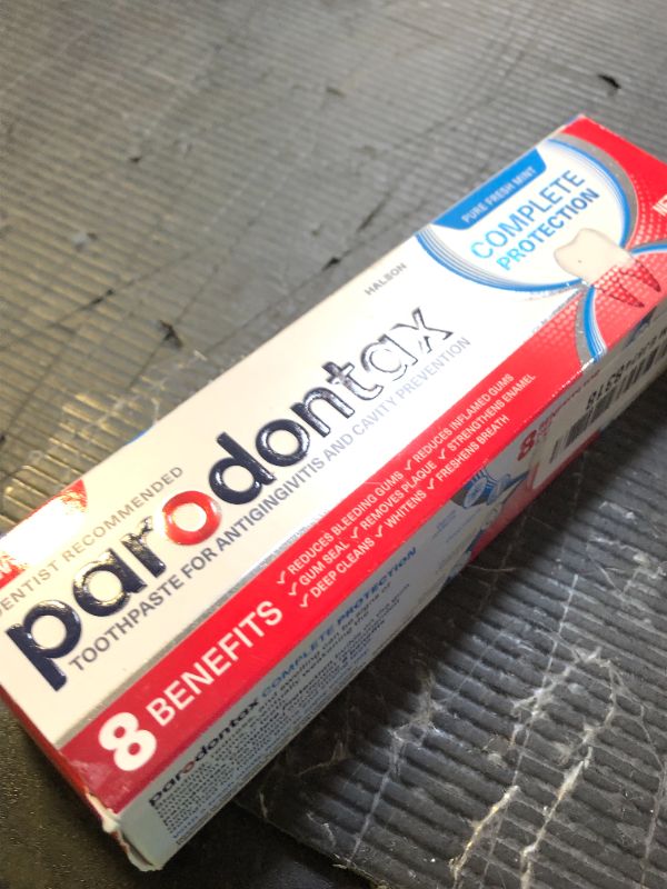 Photo 1 of Parodontax Complete Protection Toothpaste for Bleeding Gums, Gingivitis Treatment and Cavity Prevention, Pure Fresh Mint - 3.4 Ounces
