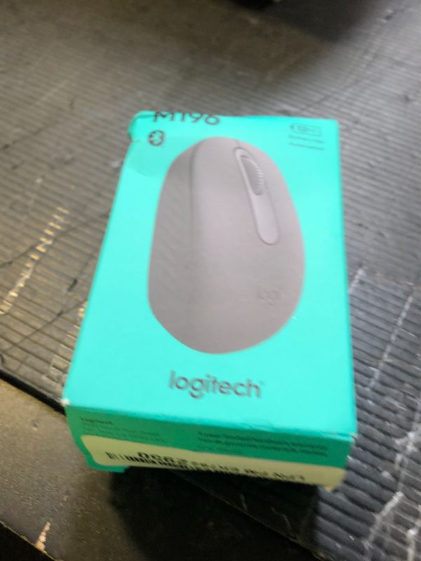 Photo 1 of Logitech M196 Bluetooth Wireless Mouse, Compact and Portable Mouse for Laptops, Tablets and More, 12-Month Battery, Smooth Tracking, Compatible with PC and Mac, Windows and macOS - Graphite