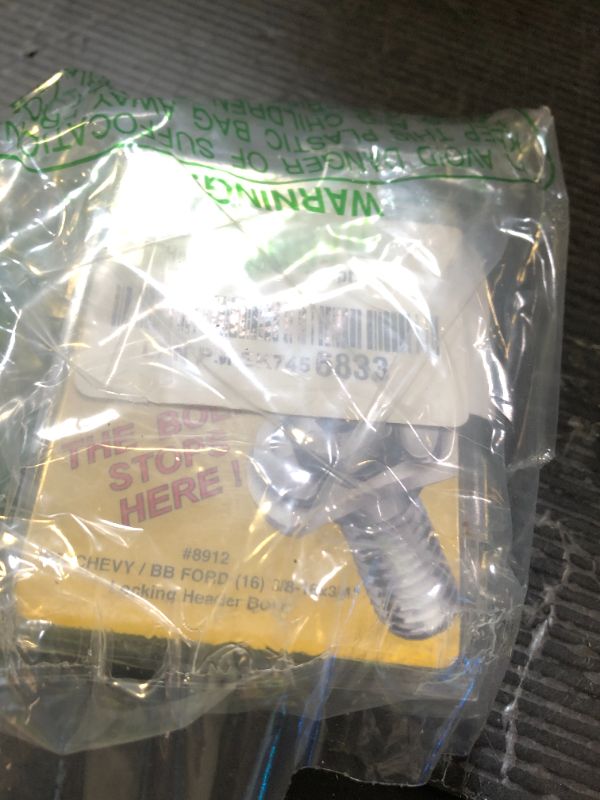 Photo 1 of Stage 8 8912 Locking Header Bolt Kit with 3/4" Bolts