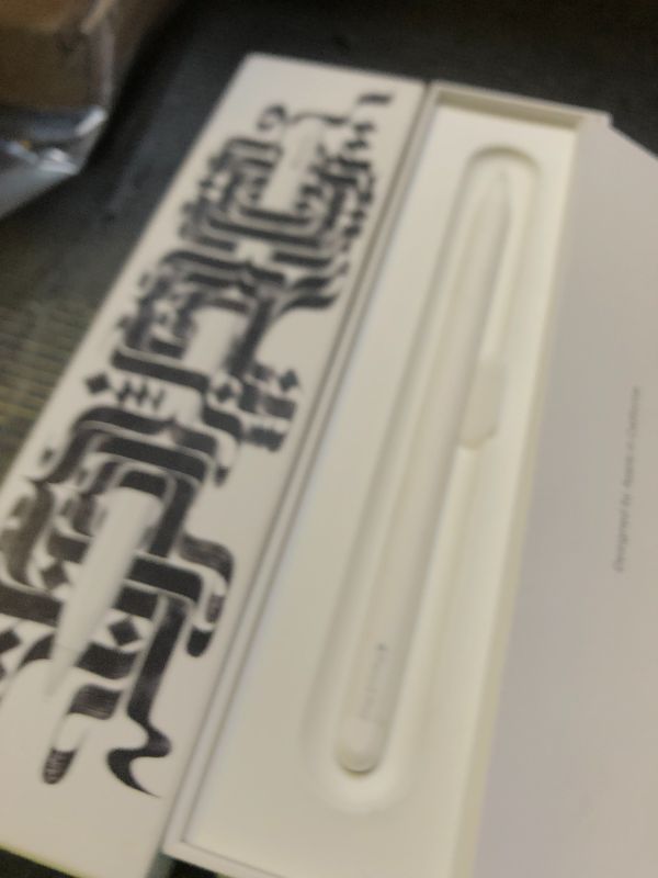 Photo 1 of Apple Pencil Pro: Latest Model - Device Compatibility Check Required - Pixel-Perfect Precision, Tilt and Pressure Sensitivity, Perfect for Note-Taking, Drawing, and Art. Charges and Pairs Magnetically