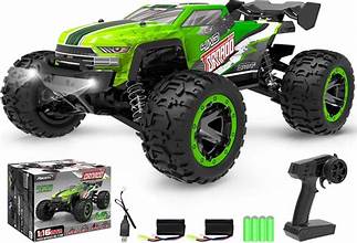 Photo 1 of RACENT Monster Truck Tornado 4WD 1/16 785-7 - Brushed / Green	
