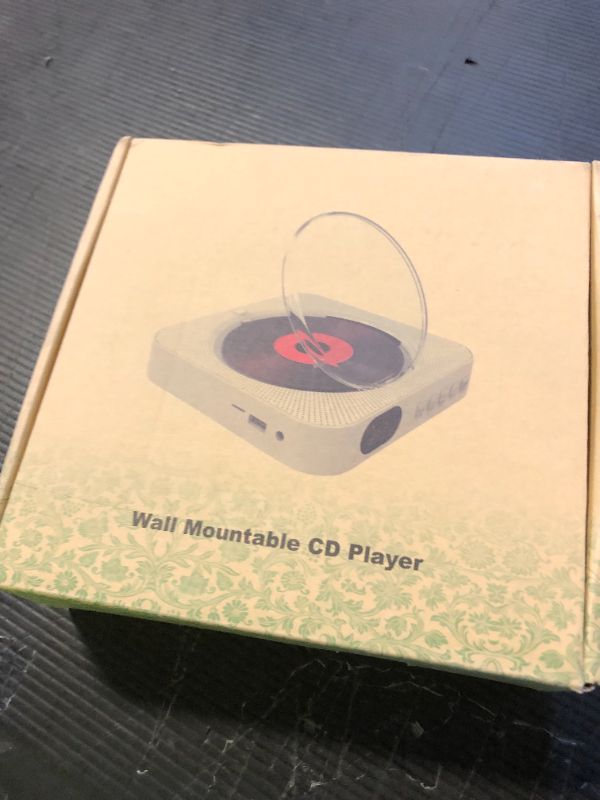 Photo 1 of MICOCIOUS Portable CD Player with Bluetooth Desktop CD Player for Home CD Music Players with Remote Control,Timer,Built-in Dual Speakers with LED Display Home Audio Boombox FM Radio (Purple)