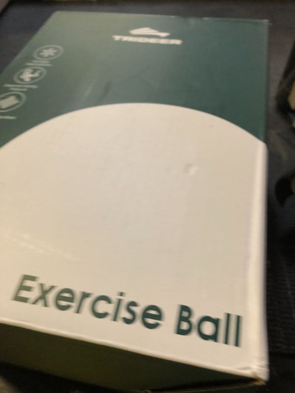 Photo 1 of Trideer Yoga Ball for Exercise, Pregnancy & Birthing, 5 Sizes Exercise Ball for Physical Therapy, Stability, Fitness, Quick Pump Included