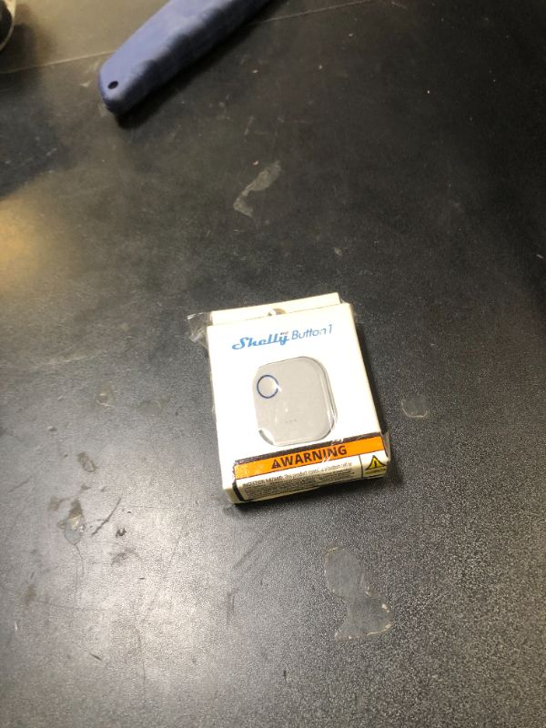 Photo 1 of Shelly BLU Button1 White | Bluetooth-Operated Action and Scenes Activation Button | Home Automation | iOS Android App | No Hub Required | Long Battery Life | LED Indication | Buzzer | Broad Range