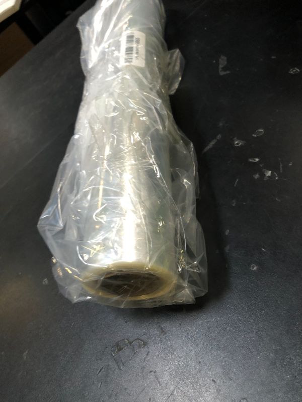 Photo 1 of 100 ft Clear Cellophane Wrap Roll (31.5 in x 100 ft) - 3 Mil Thicken Cellophane Roll, Clear Cellophane Bags Large, Clear Wrapping Paper for Flower Gift Baskets Wrap (31.5" fold into 16")