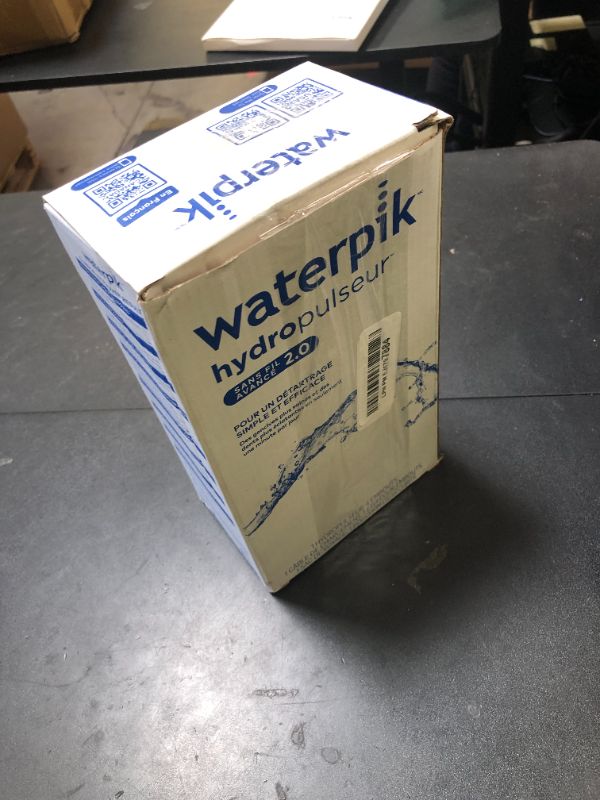Photo 1 of Waterpik Cordless Advanced 2.0 Water Flosser For Teeth, Gums, Braces, Dental Care With Travel Bag and 4 Tips, ADA Accepted, Rechargeable, Portable, and Waterproof, White WP-580, Packaging May Vary