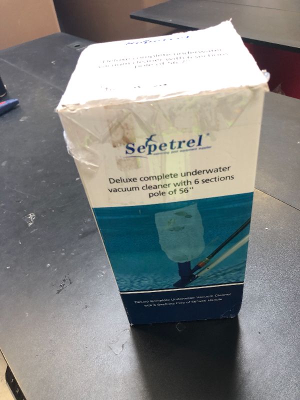 Photo 1 of SEPETREL DELUXE COMPLETE UNDERWATER VACUUM CLEANER WITH 6 SECTIONS POLE OF 56"