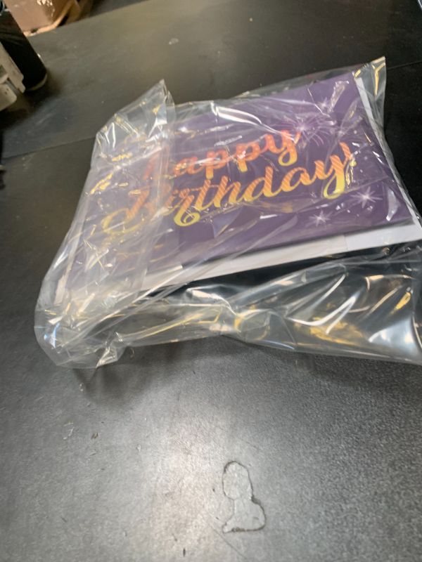 Photo 1 of INPHER Birthday Cards Fireworks Pop Up Cake Light and Music Happy Birthday Gifts Decorations for Women, Men, Mom, Grandma