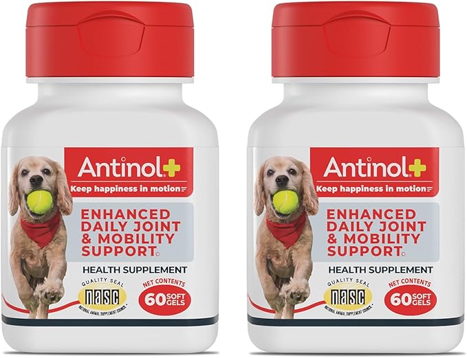 Photo 1 of Plus, Mobility, Hip, and Joint Supplement for Dogs, Green-Lipped Mussels and Krill Oil - Dog Joint Supplement, Better and Faster Than Glucosamine and Chondroitin, 120 Soft Gels OPENED PKG EXP 10/26


