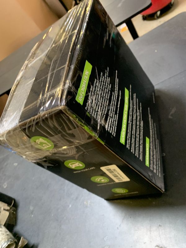 Photo 1 of FlexiSolve Non-Expandable Garden Hose 100 ft, Ultra Lightweight & Flexible Water Hose With 10-Pattern Spray Nozzle, Full Length Leak-Proof Design, High-Density Fabric & Shut-Off Valve, Hose Straps