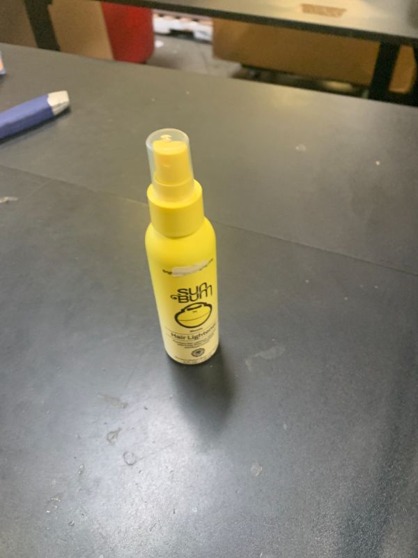 Photo 1 of Sun Bum Hair Lightener Spray - For Blonde to Medium Brown Hair Types - UV Protecting - Enriched with Pineapple and Meyer Lemon - Vegan - 4 oz