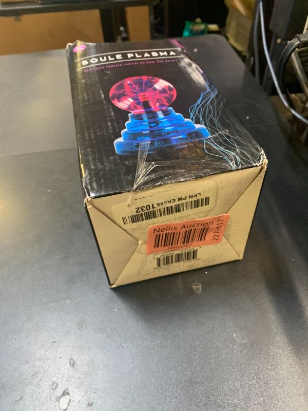 Photo 1 of Tradeopia 3.5” Interactive Plasma Ball - Mesmerizing Light Show, Perfect for Desk Decor and Science Enthusiasts