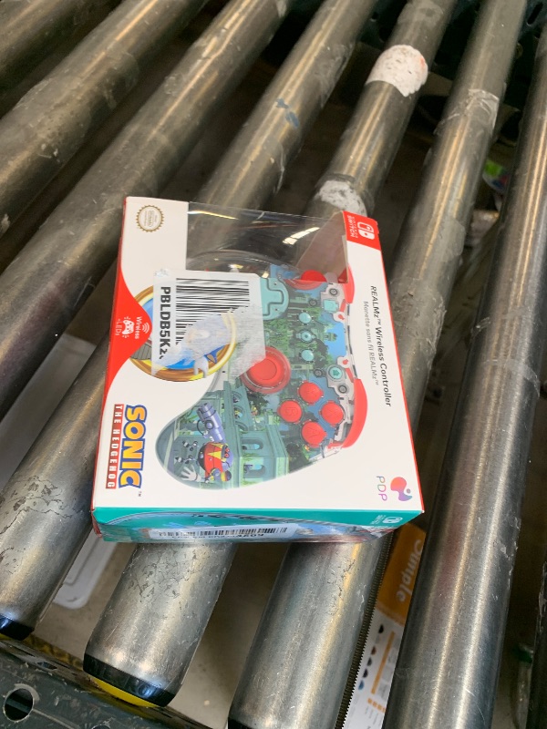 Photo 1 of PDP REALMz Wireless Nintendo Switch Pro Controller, Customizable LED, Rechargeable Battery Power, 30 Foot Range, Licensed by Nintendo and SEGA: Sonic Superstars (Knuckles Sky Sanctuary Zone)