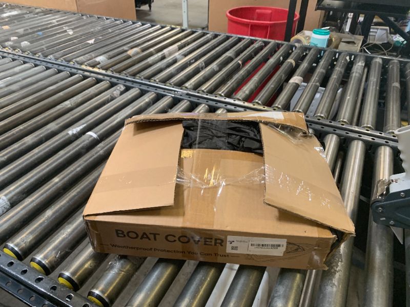 Photo 1 of Mionovity Bass Boat Covers 17-19ft, 600D Heavy Duty Waterproof Boat Cover 17 18 19 Foot (17'-19' with Motor Cover), Fits V-Hull, Fishing, Runabout Bowrider Boat