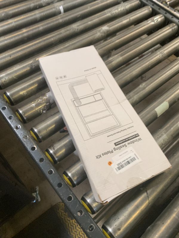 Photo 1 of LBG Products Portable Air Conditioner Window Seal Plates Kit, Vertical AC Window Unit, Adjustable Seal AC Window Vent Kit for Exhaust Hose, Universal for Ducting with 5.9 inches Diameter