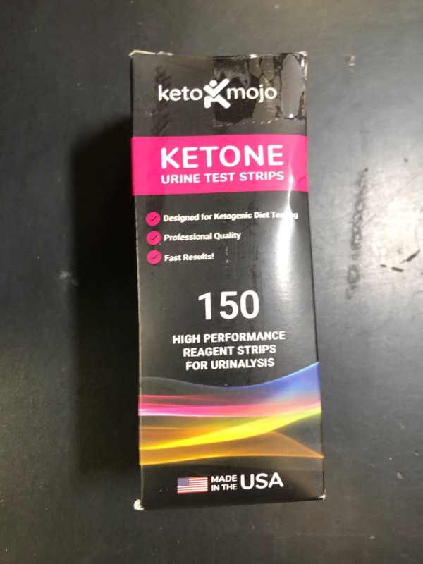 Photo 1 of 150 Ketone Test Strips with Free Keto Guide eBook & Free APP. Urine Test for Ketosis on Ketogenic & Low-Carb Diets. Extra-Long Strips.