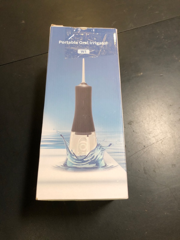 Photo 1 of Water Flosser for Teeth - Cordless Portable Oral Irrigator with 2000mAh Battery, 4 Nozzle Types, 4 Cleaning Modes, 265ml Water Tank, IPX7 Waterproof