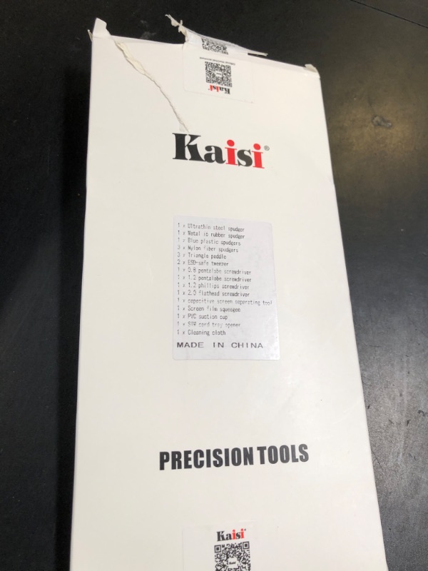 Photo 1 of Kaisi Professional Electronics Opening Pry Tool Repair Kit with Metal Spudger Non-Abrasive Nylon Spudgers and Anti-Static Tweezers for Cellphone iPhone Laptops Tablets and More, 20 Piece