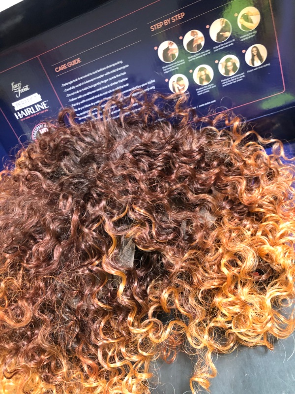 Photo 1 of Outre Perfect Hairline 13x4 HD Lace Front Wig DOMINICA 16" (3drff ginger mahogany)