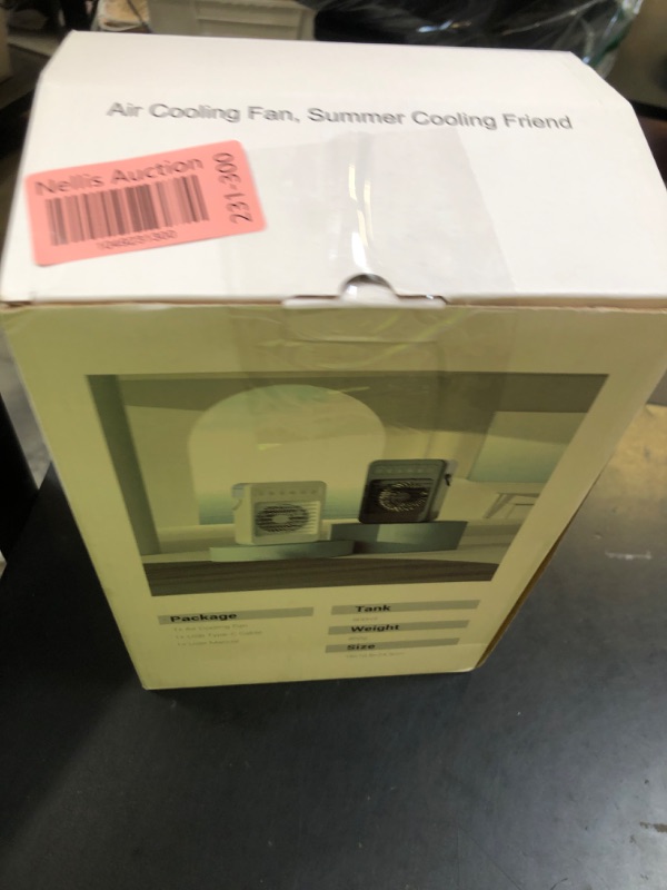 Photo 1 of Portable Air Conditioners, Mini Air Conditioner Personal Evaporative Air Cooler with 4 Speeds 7 Colors, 600ML Portable Ac Unit Fan 2 Cool Mist Cooling Fan for Room Office Car