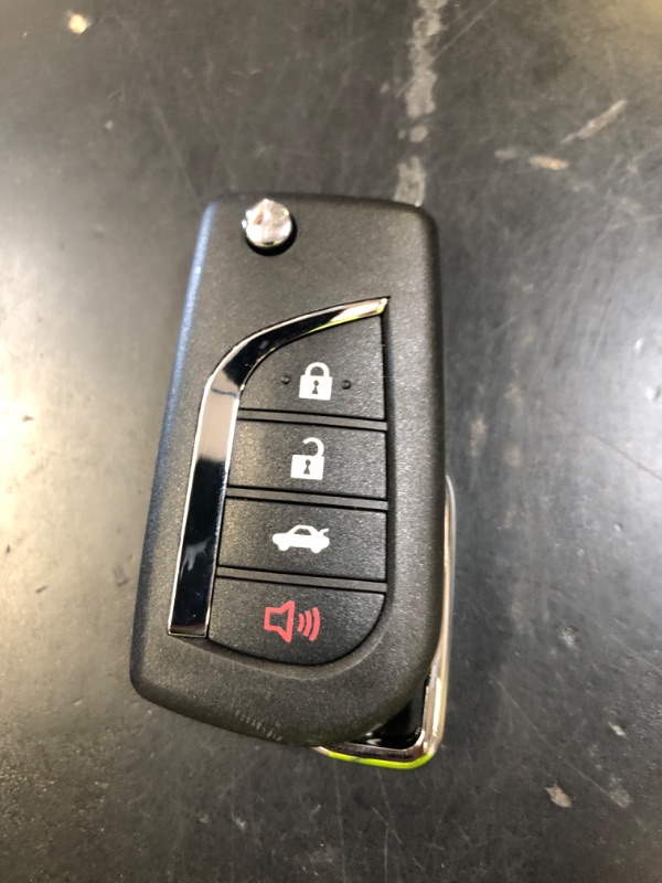 Photo 1 of Autokemat 4 Buttons Key Fob Remote Compatible with Toyota Camry 2014-2017, 2014-2019 Corolla, 2016-2018 Tacoma, HYQ12BDM Keyless Entry Remote Control HYQ12BEL 89070-02880 H Chip (Pack of 1)