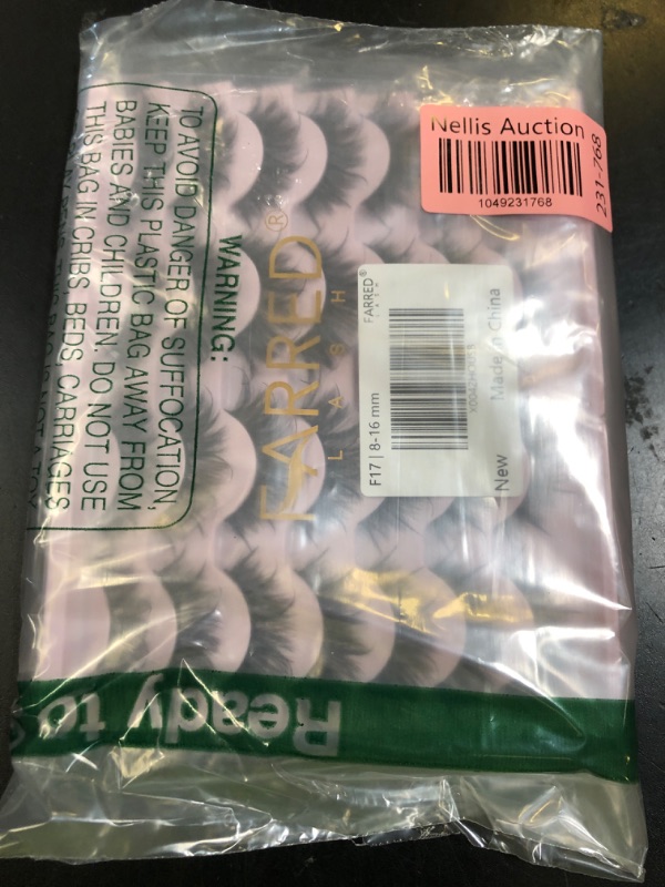 Photo 1 of FARRED Wispy Lashes Hybrid Mink Eyelashes 14 Pairs Short Cat Eye Natural Fluffy False Eyelashes Faux Mink Strip Eye Lashes Pack for Daily Makeup (F17 | 8-16 mm)