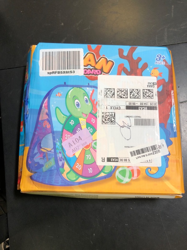 Photo 1 of Ocean Bean Bag Toss Game Toy Outdoor Toss Game, Family Party Party Supplies for Kids, Gift for Boys Birthday or Christmas for Toddlers Ages 3 4 5 6 Year Old (Ocean)