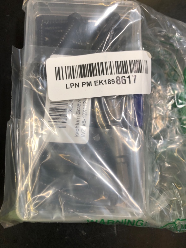 Photo 1 of 80 PCS #12 x 1-1/2" Sheet Metal Screws, Black Hex Washer Head Self Drilling Screw, Flanged Hex Self Tapping Screws, 410 Stainless Steel, Hex Bit Socket Included