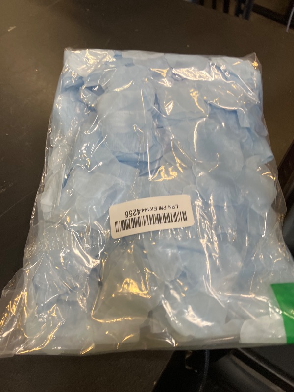 Photo 1 of 1000 Pieces Light Blue Artificial Silk Rose Petals Flower Decoration Wedding Party Color Light Blue