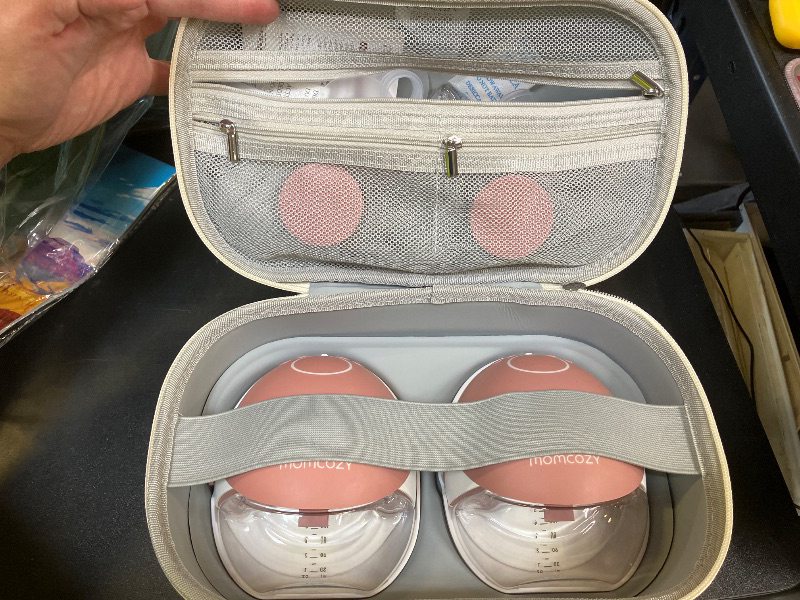 Photo 1 of Momcozy Breast Pump Hospital-Grade, Hands Free Breast Pump App with Leak-Proof DoubleFit Flange, Personalized Multi-Modes & 15 Levels, 2 Count