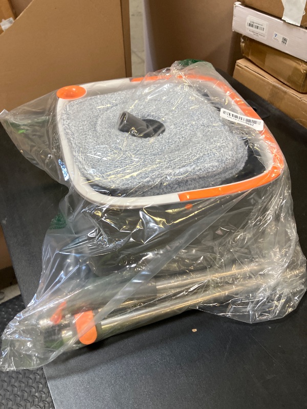 Photo 1 of Mop and Bucket Set – Easy-to-use Spin Mop with Separate Dirty Water System, Deep-Cleaning Mops for Floors, Versatile Mops for Walls
