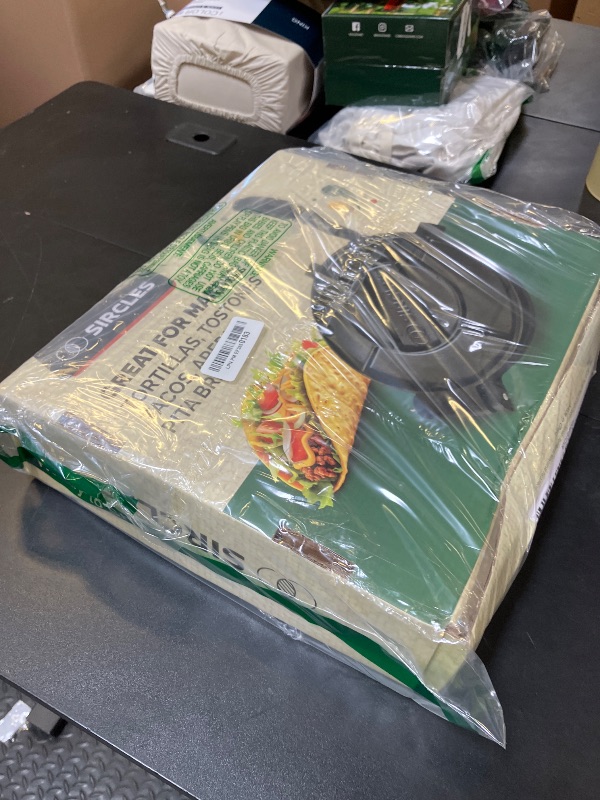 Photo 1 of SIRCLES Tortilla Press 12 Inch Cast Iron - Extra Large, Heavy Duty 12 Inch Tortilla Press - Ebook Tortilla recipes - 5 Non-Slip Rubber Feet - Pre-Seasoned - Prensa Para Tortillas De 12 Pulgadas Grande
