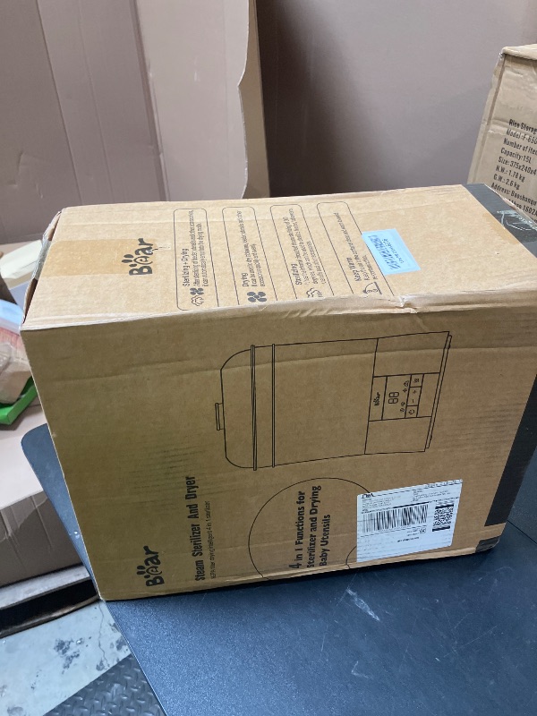Photo 1 of Bear Bottle Sterilizer and Dryer, 2 Layers Large Electric Steam Baby Bottle Sterilizer, Fast Bottle Sanitizer and Dryer for All Bottles & Accessories, Time-Saving Design