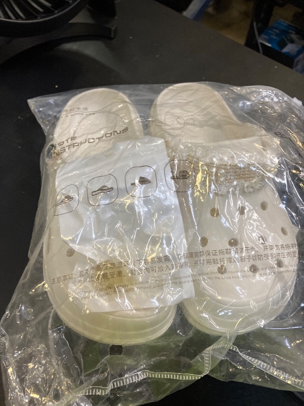 Photo 1 of WHITE CLOGS
SIZE 6.5 MEDIUM