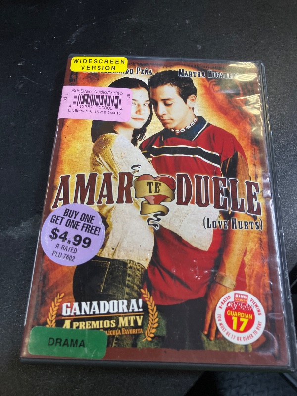 Photo 1 of Amar Te Duele DVD