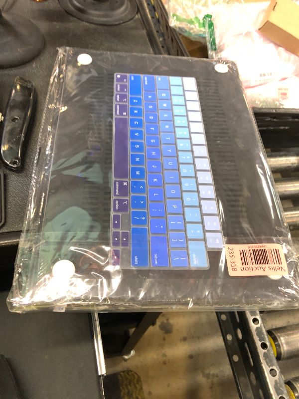 Photo 1 of Mektron Case for MacBook Pro 16" M4 A3403 A3186 M3 A2991 M2 A2780 M1 A2485 (2021/2023/2024) Pro/Max with Touch ID, Hard Shell Plastic Laptop Cover Keyboard Cover Screen Protector, Abstract Starry Sky