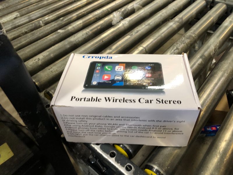 Photo 1 of Portable Wireles Apple Carplay Android Auto Screen for Car,7 Inch Touch Screen Car Radio with Bluetooth,Voice Control,Car Paly for All Vehicle