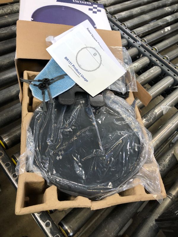 Photo 1 of SHELIKI Robot Vacuum and Mop, 2-in-1 Robotic Vacuums Cleaner with Smart Max Strong Suction, WiFi/App/Alexa Voice Control, Obstacle Avoidance, for Pet Hair, Carpets and More