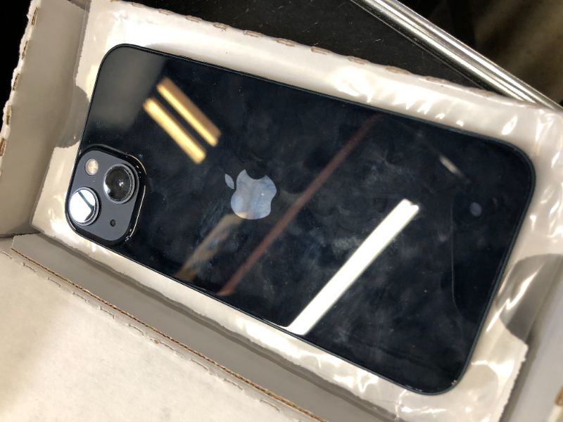 Photo 1 of Apple iPhone 13, 128GB, Midnight - Unlocked (Renewed) - Locked.