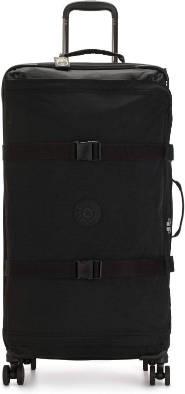 Photo 1 of Kipling Spontaneous Softside Spinner Wheel Luggage, Integrated TSA Accepted Lock, Black Noir, Checked-Large,KI4193