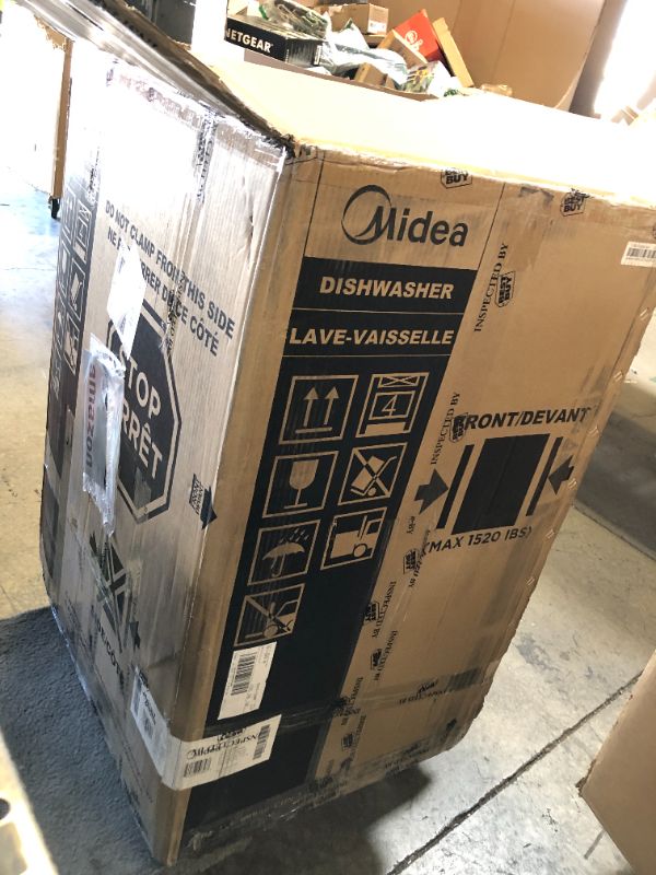 Photo 1 of Midea MDF18A1AST Built-in Dishwasher with 8 Place Settings, 6 Washing Programs, Stainless Steel Tub, Heated Dry, Energy Star