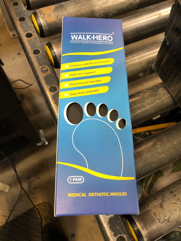 Photo 1 of Plantar Fasciitis Feet Insoles Arch Supports Orthotics Inserts Relieve Flat Feet, High Arch (Mens 7-7 1/2 | Womens 9-9 1/2)