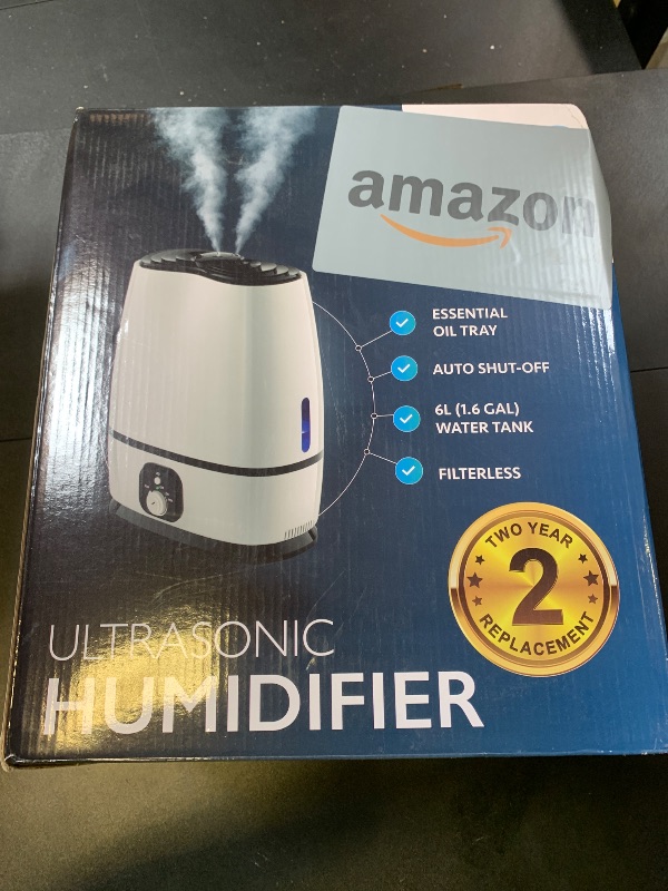 Photo 1 of Everlasting Comfort Cool Mist Humidifiers for Bedroom 6L - Humidifier Large Room No-Filter, Quiet Air Humidifier for Plants, Allergies, Dry Skin, Congestion, 50 Hr Run Time, Easy Clean
