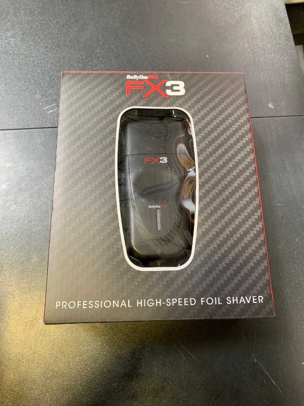 Photo 1 of BaBylissPRO Barberology Double Foil Shaver FXX3SB FX3 Professional High-Speed Electric Shaver