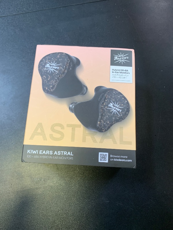 Photo 1 of Linsoul Kiwi Ears Astral 1DD+6BA Hybrid in Ear Monitor, Wired Earbuds, HiFi Studio Recording &Mixing Earphone, Portable Gaming IEMs for Professional Music Engineers Audiophiles (Yellow)