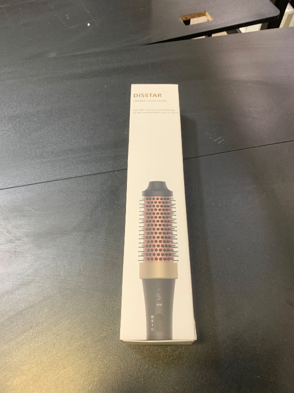 Photo 1 of Ionic Thermal Brush Blowout Hot Brush 1.5 Inch Heat Hair Curling Brush 30s Fast Heated Round Brush Hair Styling Brush Dual Voltage Hot Curling Iron Brush for Easy Blowouts Styling