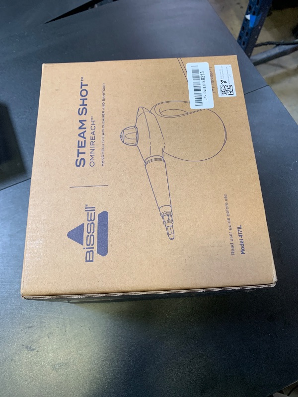 Photo 1 of BISSELL® Steam Shot™ OmniReach handheld portable steam cleaner for tile, grout, windows, bathrooms, kitchens, fabric steaming tool, includes 10 tools