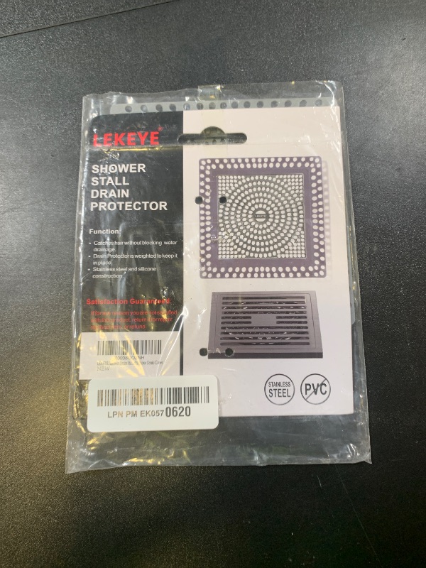Photo 1 of LEKEYE Shower Drain Hair Catcher | Shower Drain Cover Stainless Steel and Silicone