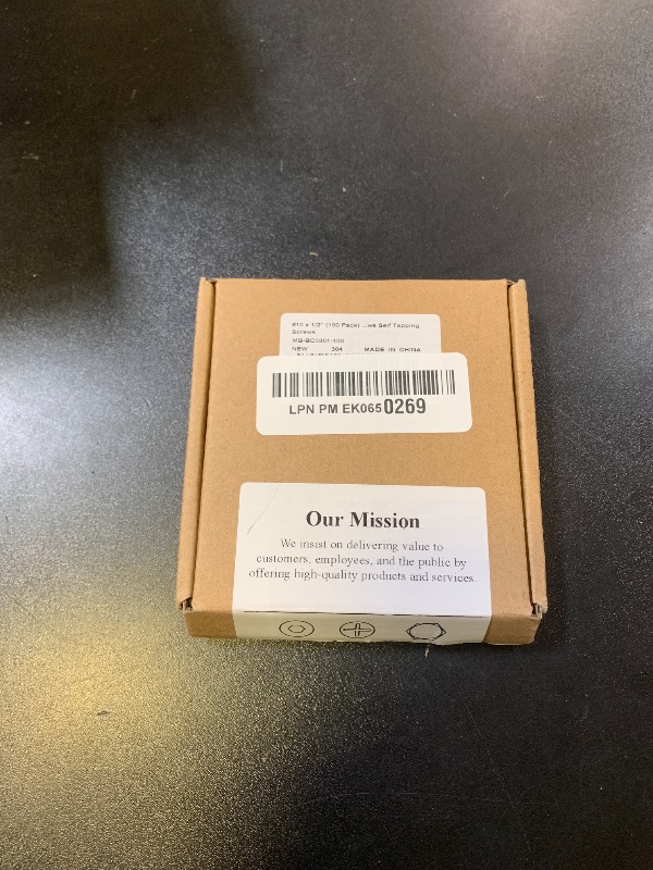 Photo 1 of #10 x 1/2" (100 Pack) Stainless Steel Phillips Pan Head Wood Screws, Stainless Steel 304 (18-8), Pan Head Sheet Metal Screws Self Tapping for Wood